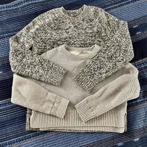 Bundle- All Saints Vince Sweaters Grey Small Medium